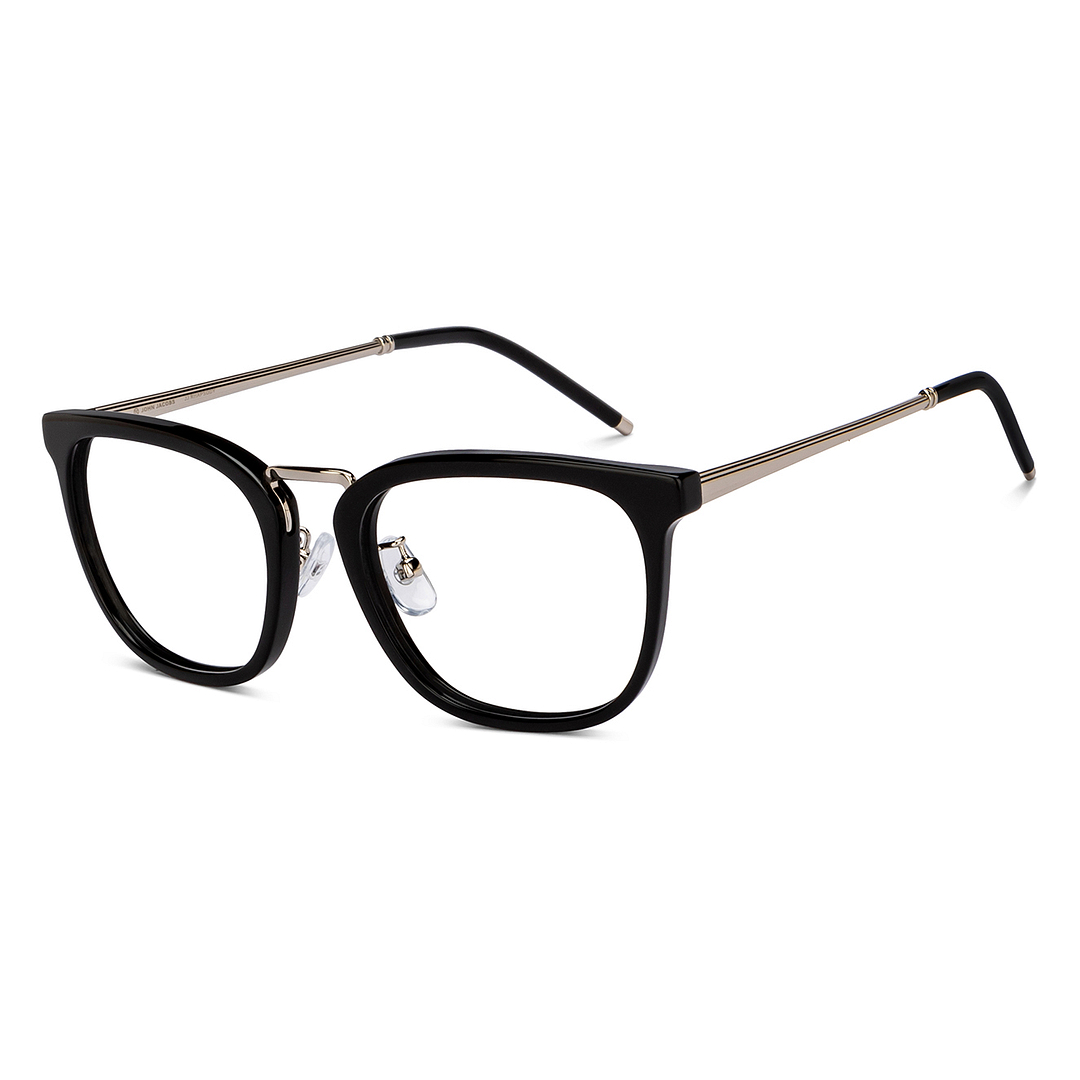 John Jacobs Silver Full Rim Square left side