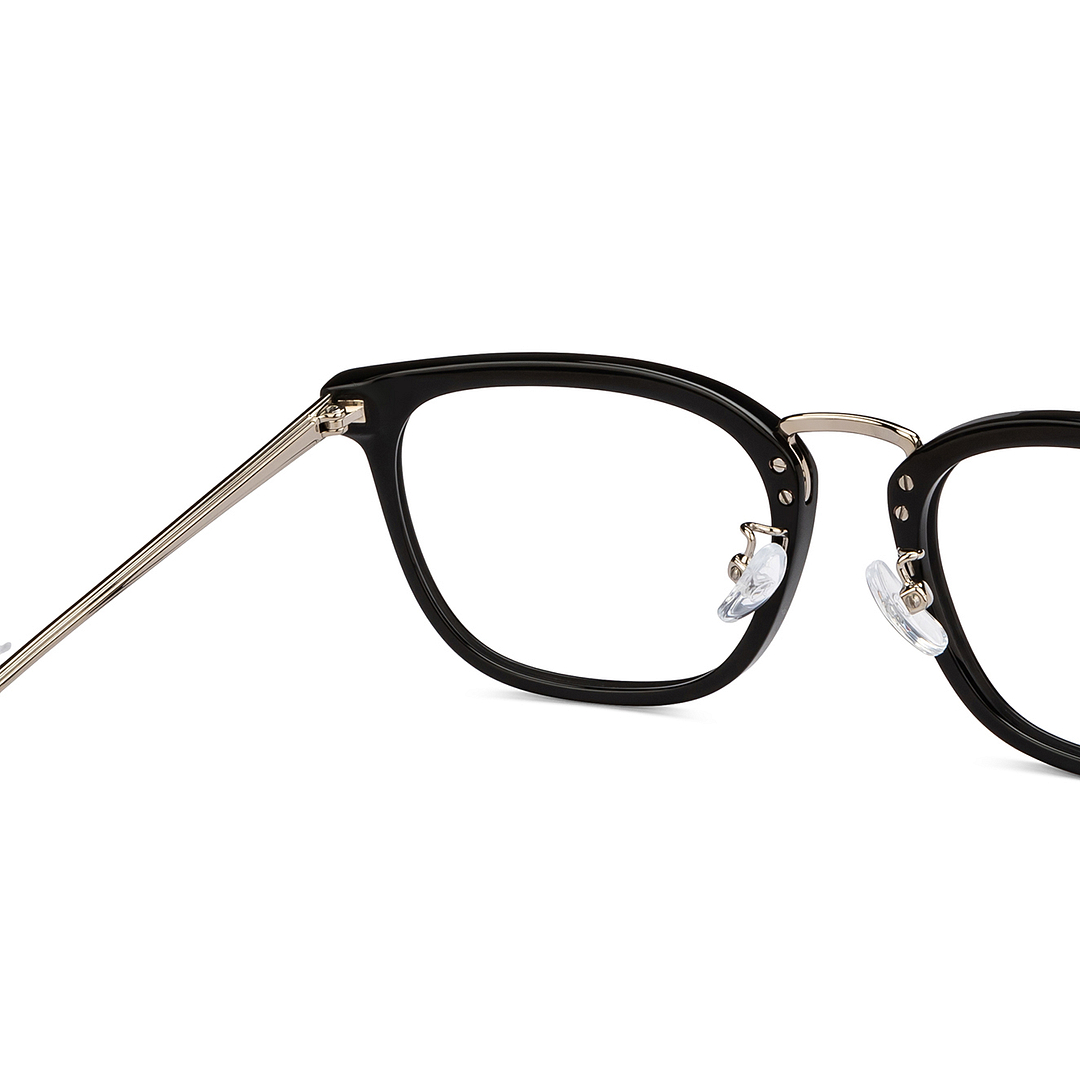 John Jacobs Silver Full Rim Square right side