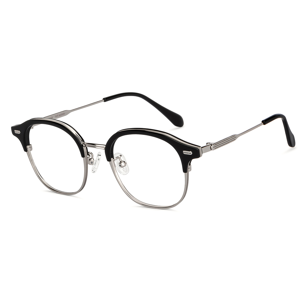 John Jacobs Online Silver Full Rim Round left side