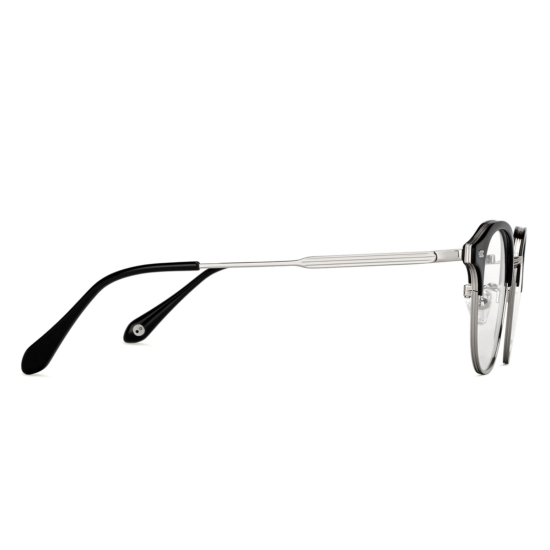 John Jacobs Online Silver Full Rim Round left side