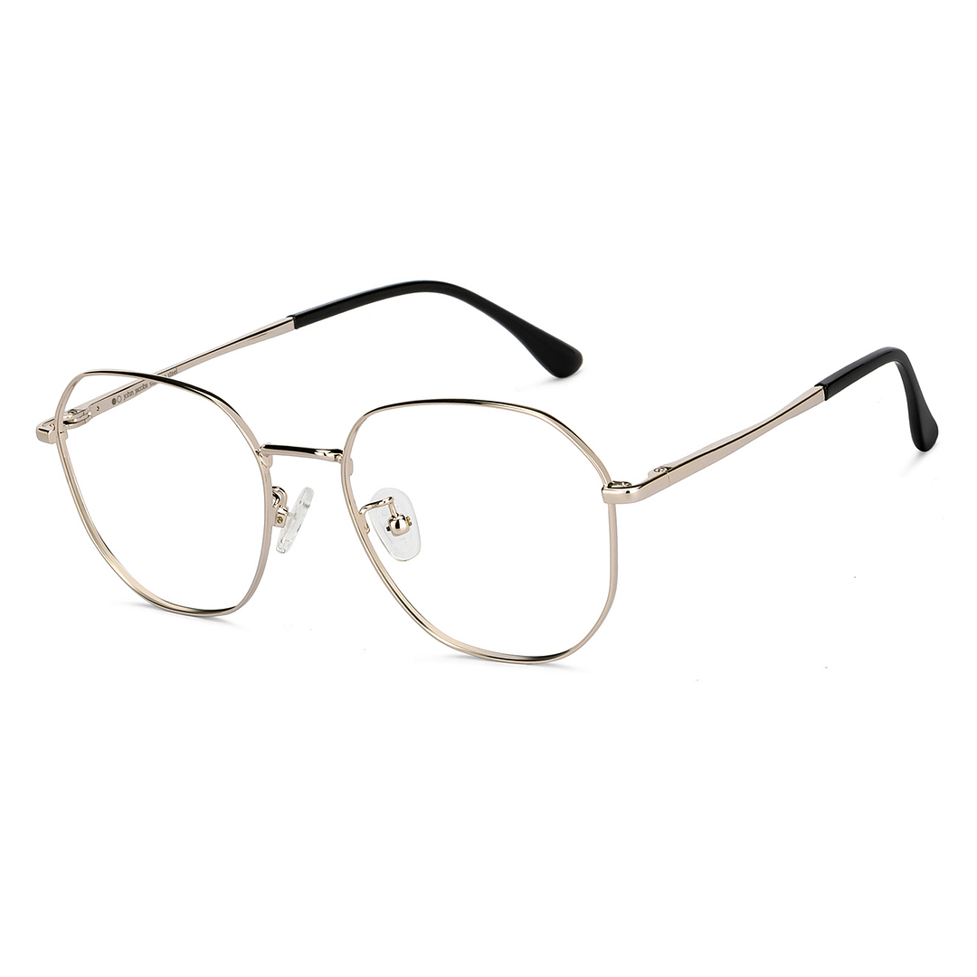 John Jacobs Online Silver Full Rim Round left side