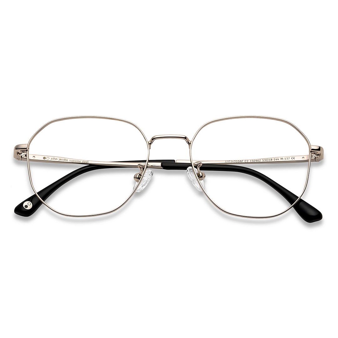 John Jacobs Online Silver Full Rim Round left side