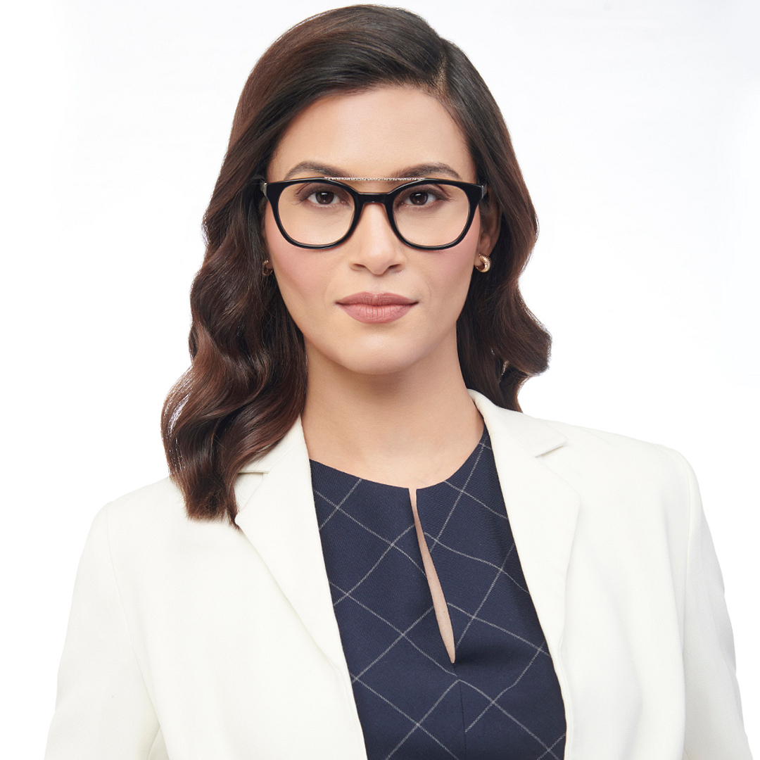 John Jacobs Online Silver Full Rim Square right side