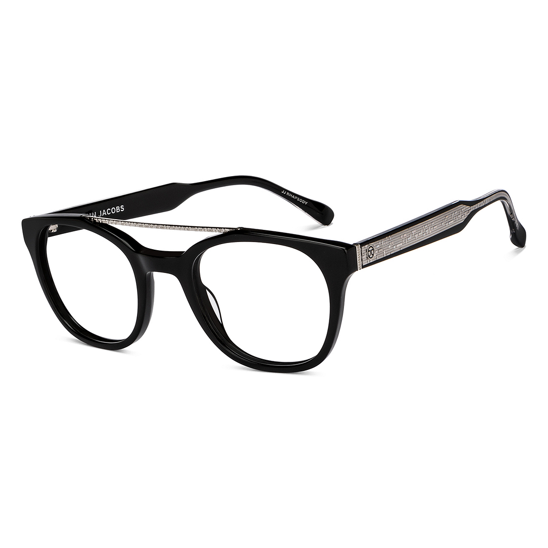 John Jacobs Online Silver Full Rim Square right side