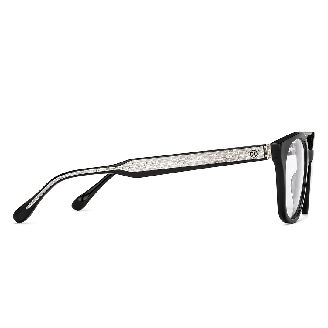 John Jacobs Online Silver Full Rim Square left side
