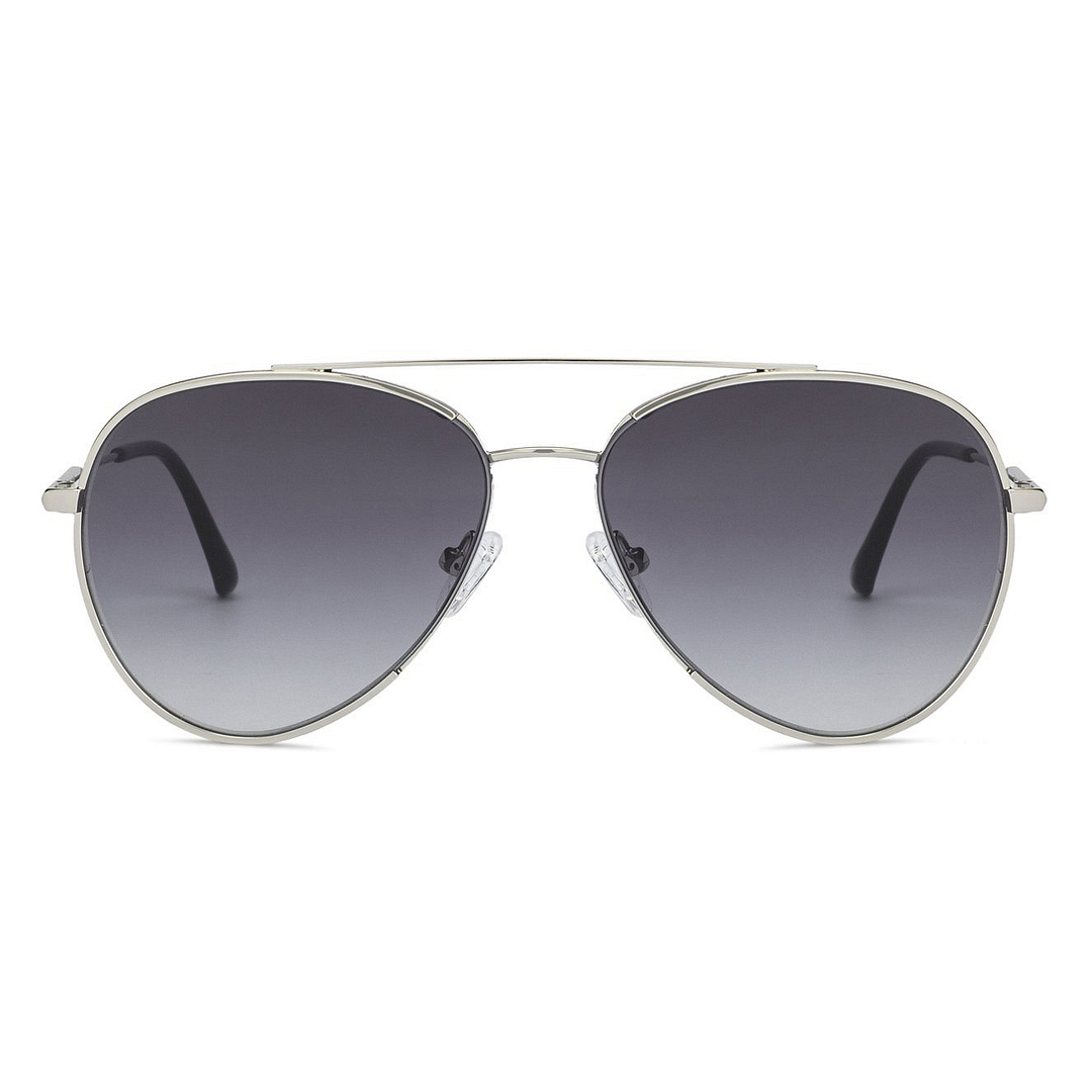 John Jacobs Silver Full Rim Aviator right side