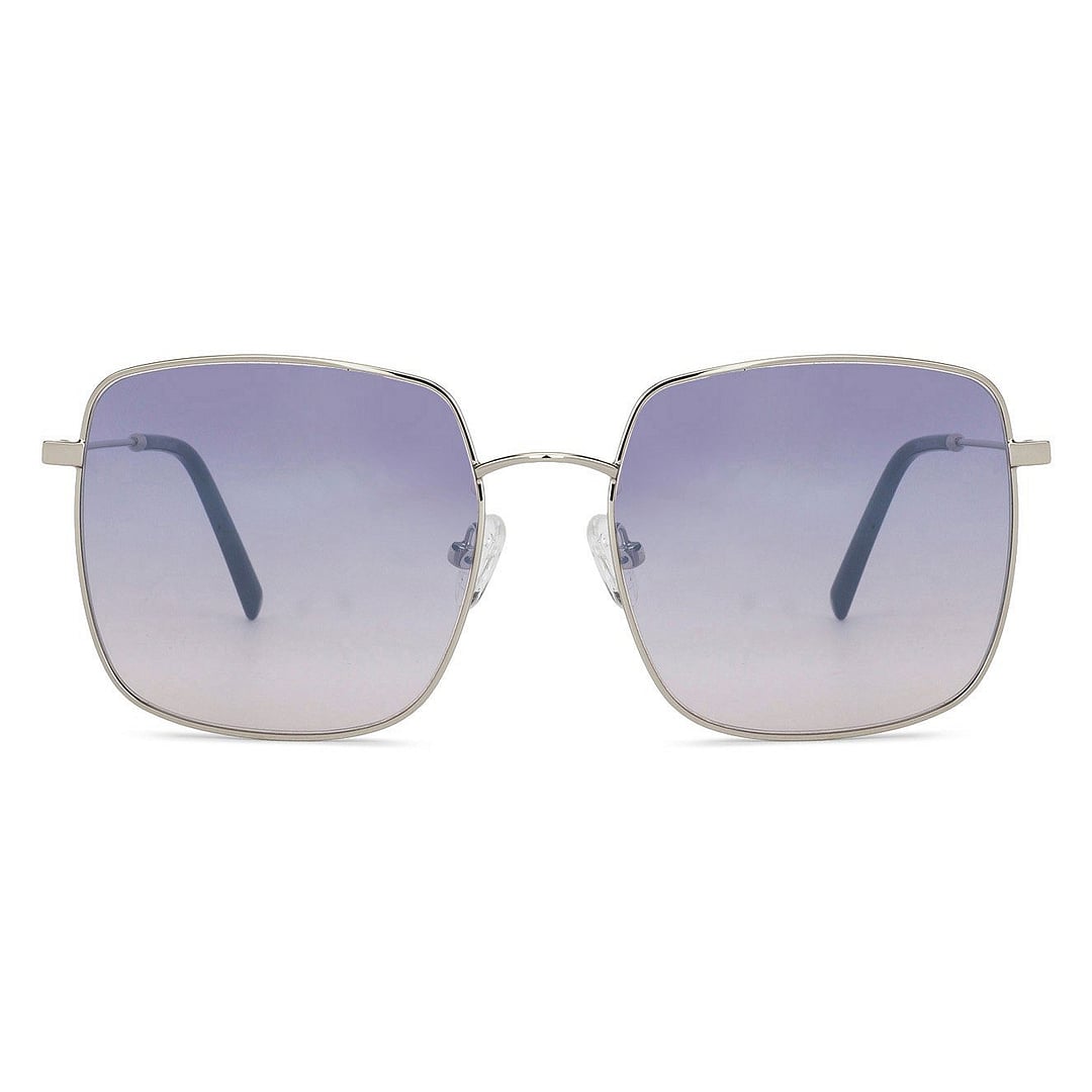 John Jacobs Silver Full Rim Square left side