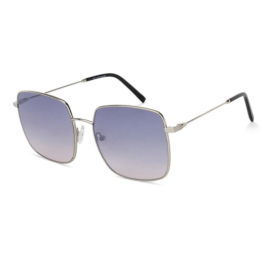 John Jacobs Silver Full Rim Square right side