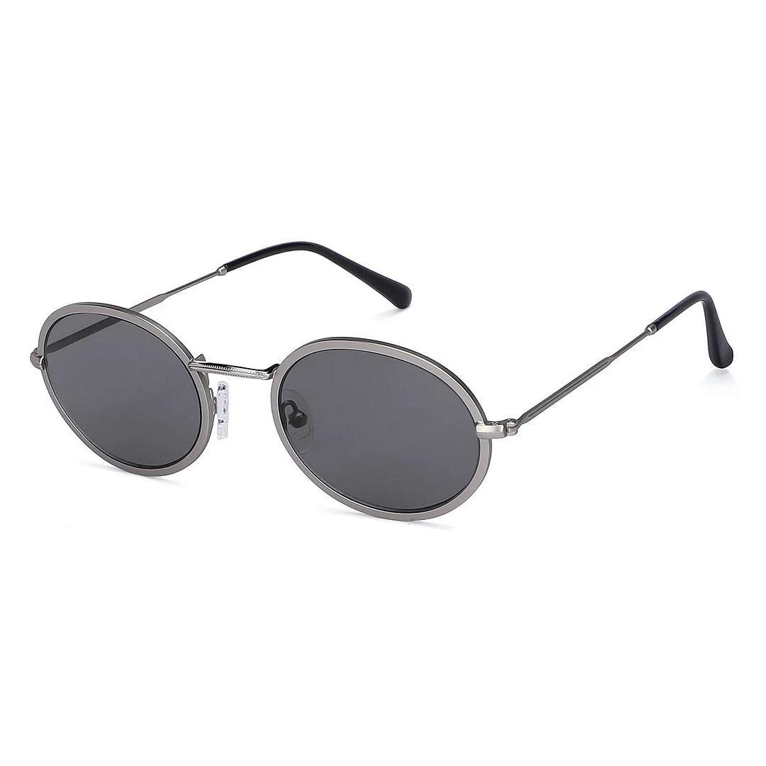 John Jacobs Silver Full Rim Oval right side