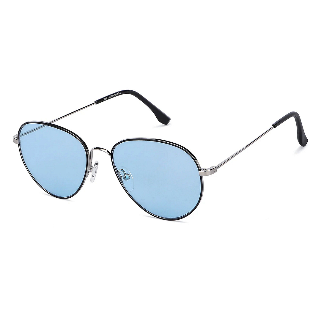 John Jacobs Silver Full Rim Round right side