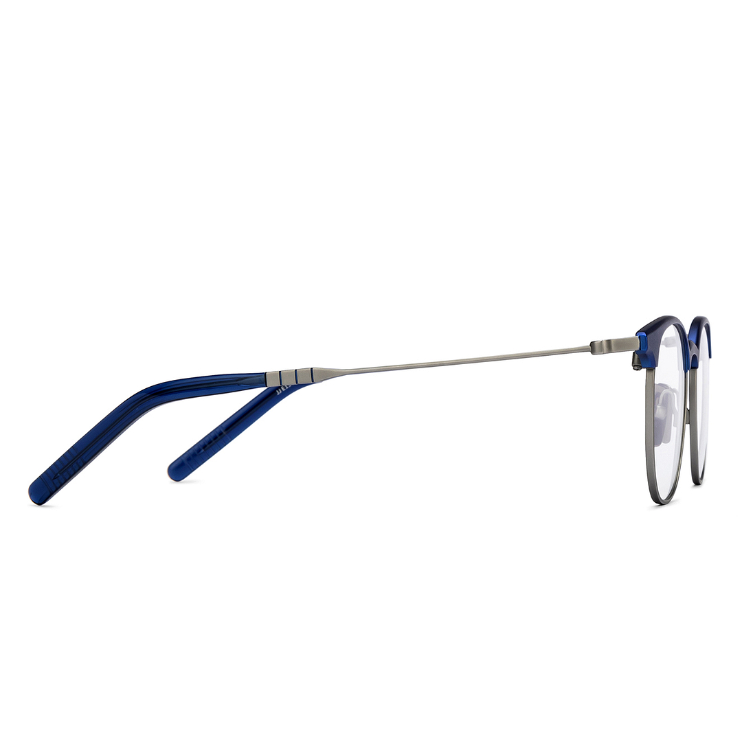 John Jacobs Silver Full Rim Round left side