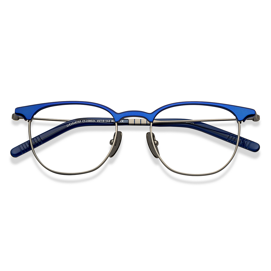 John Jacobs Silver Full Rim Round left side