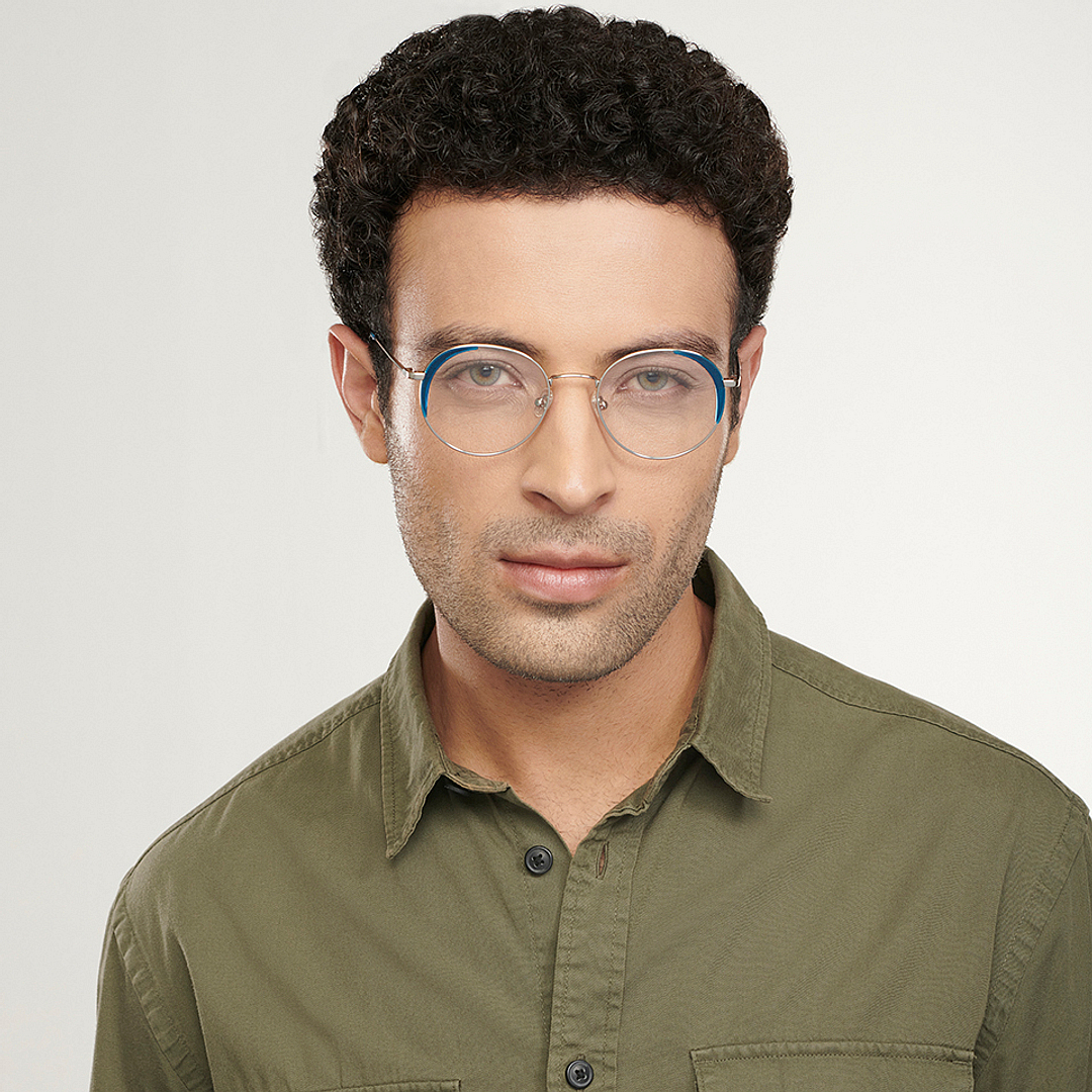 John Jacobs Online Silver Full Rim Round right side