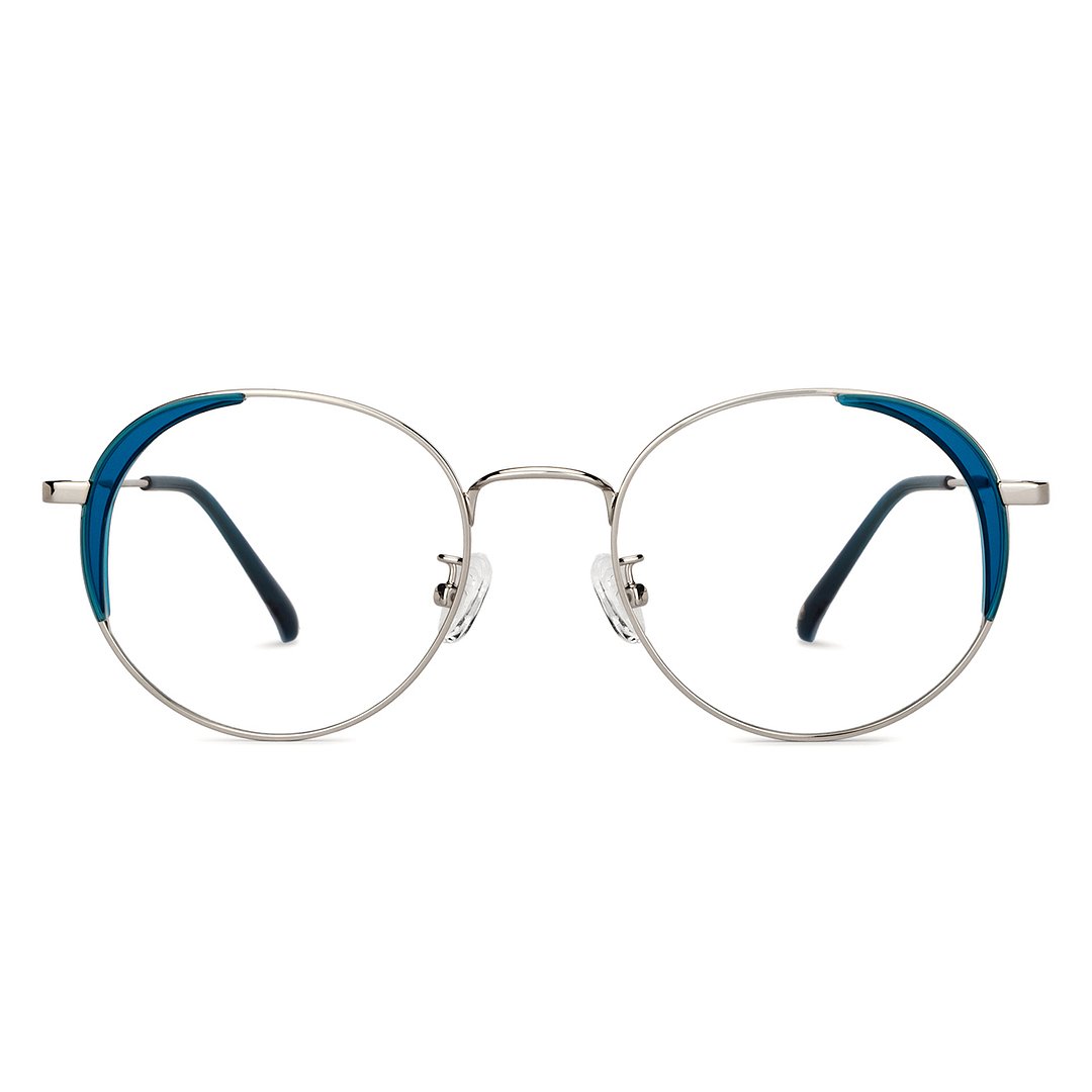 John Jacobs Online Silver Full Rim Round right side