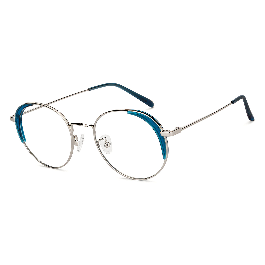 John Jacobs Online Silver Full Rim Round right side