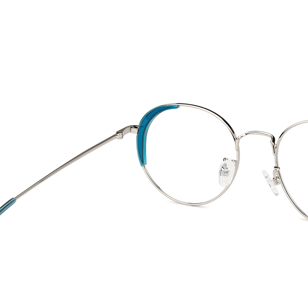 John Jacobs Online Silver Full Rim Round right side