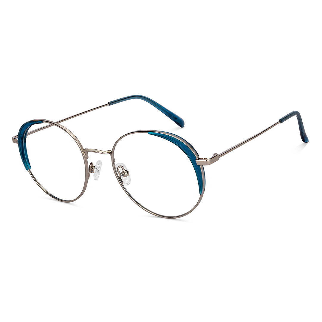 John Jacobs Silver Full Rim Round right side