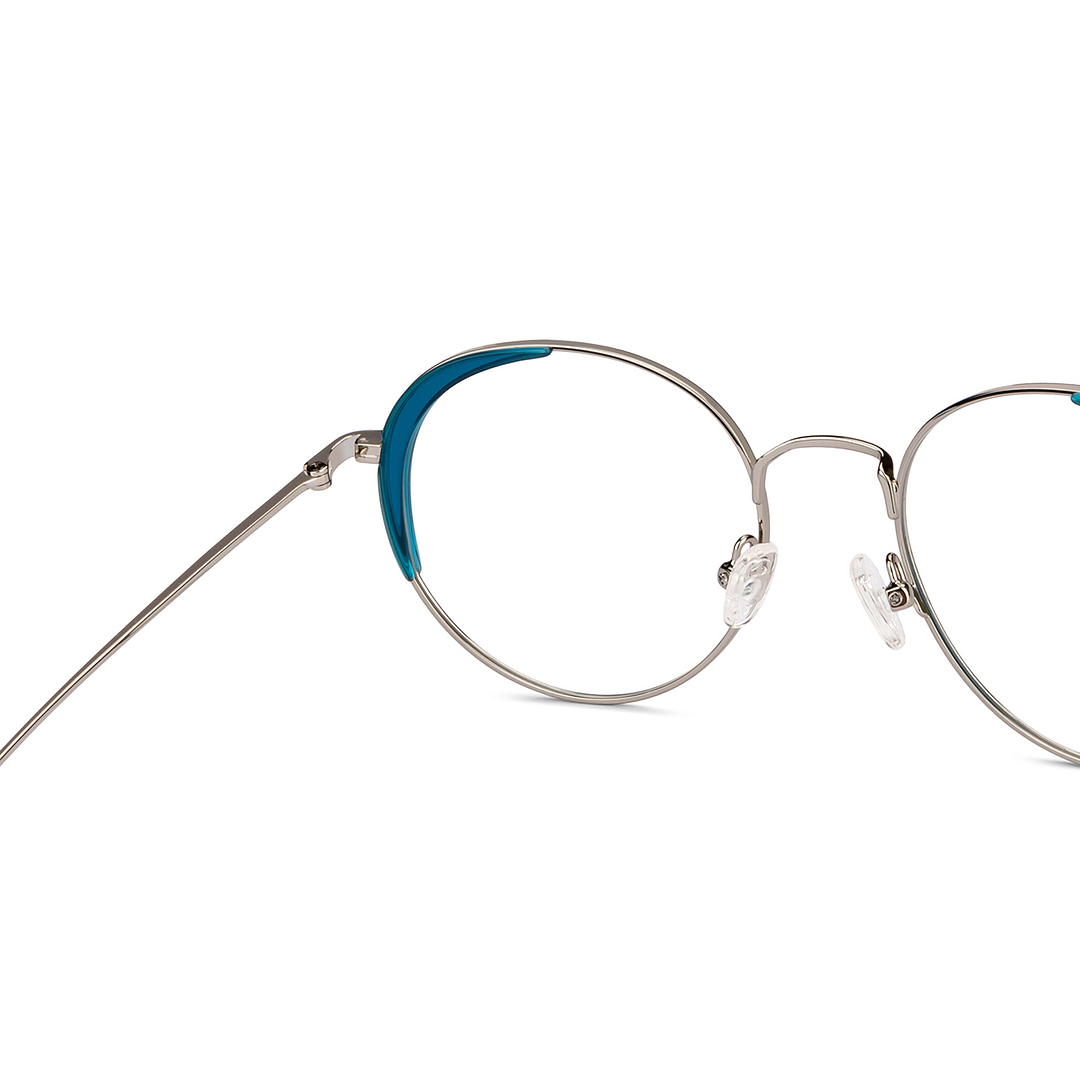 John Jacobs Silver Full Rim Round right side