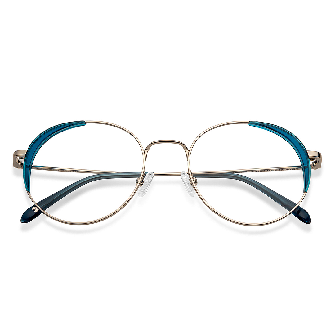 John Jacobs Silver Full Rim Round left side