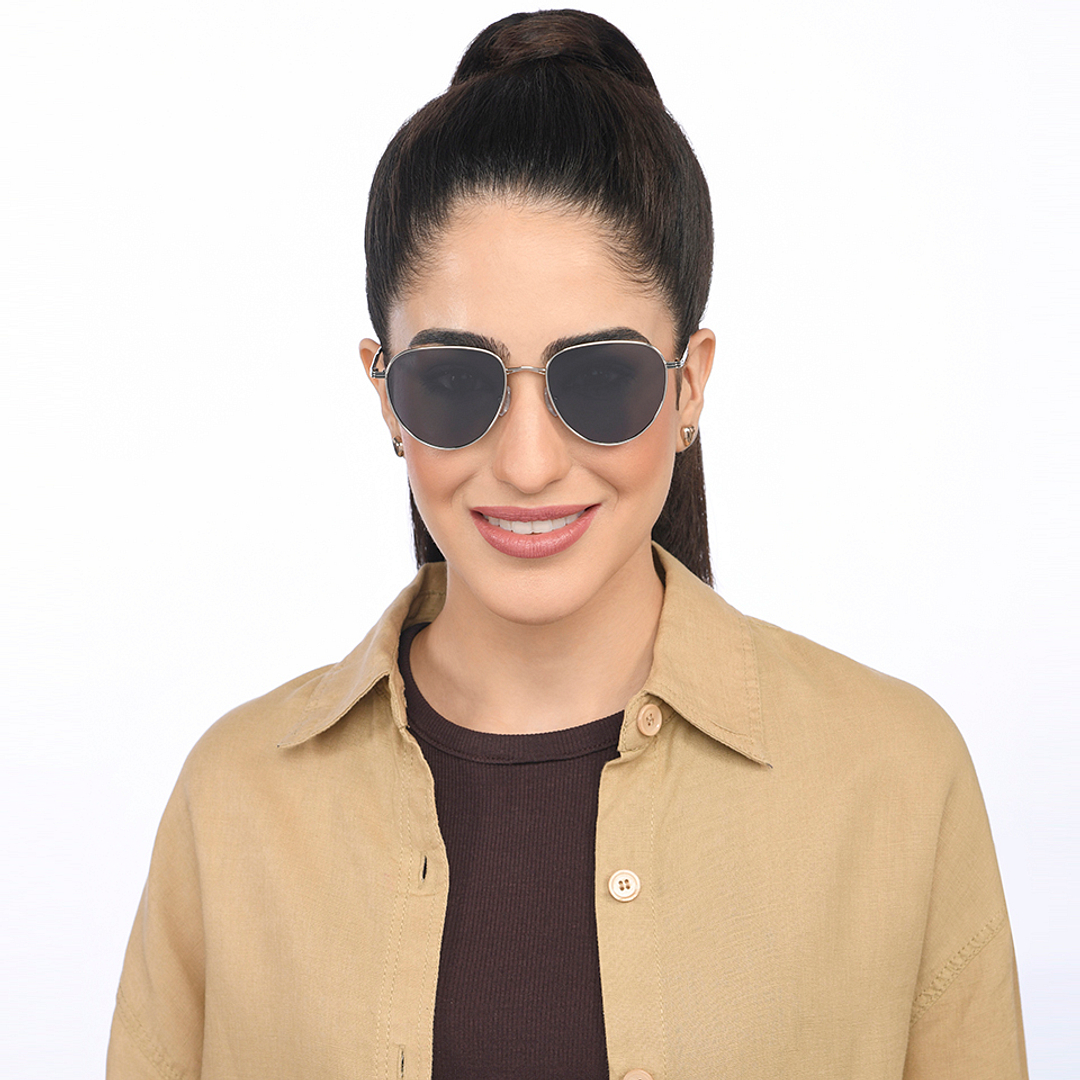 John Jacobs Silver Full Rim Round left side