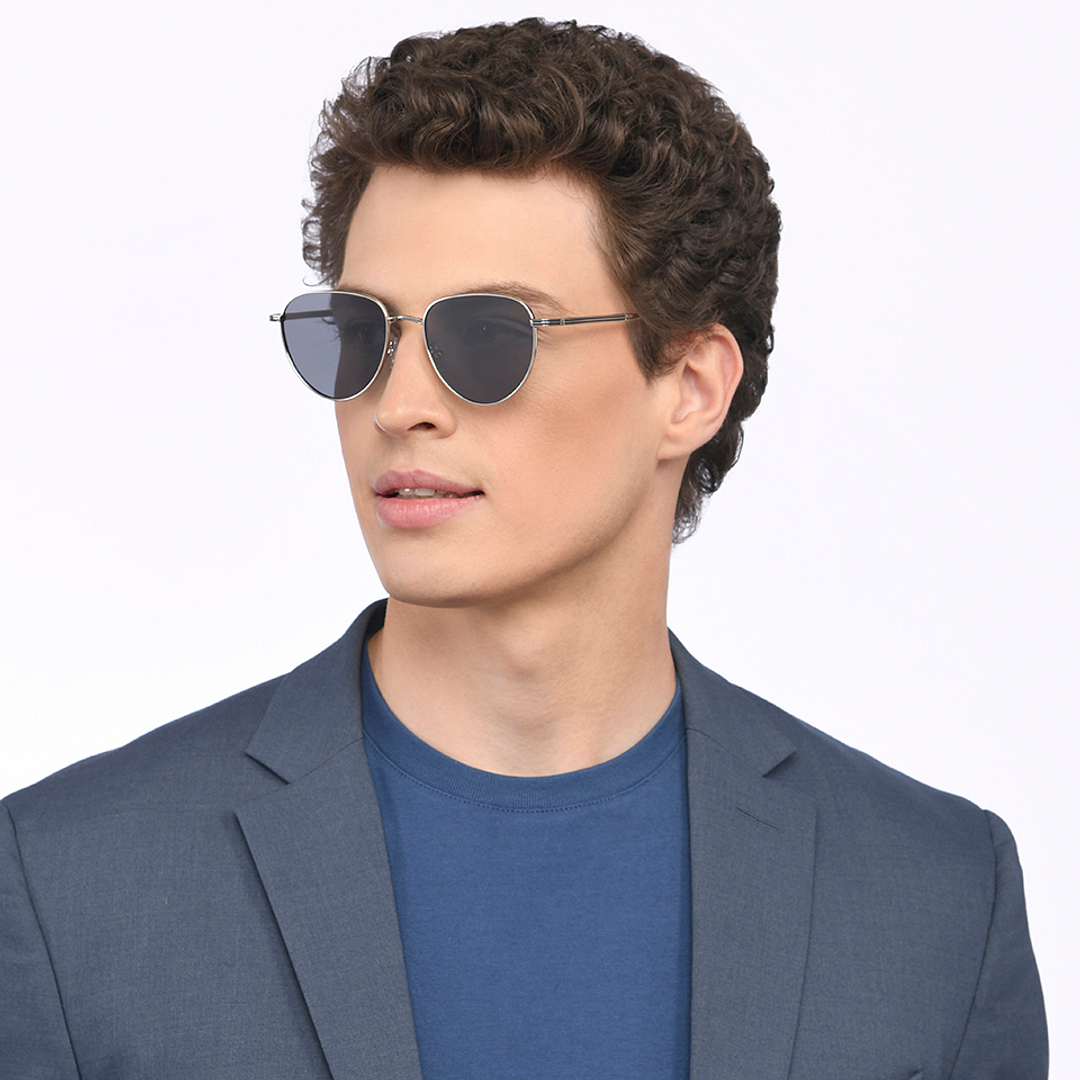 John Jacobs Silver Full Rim Round right side