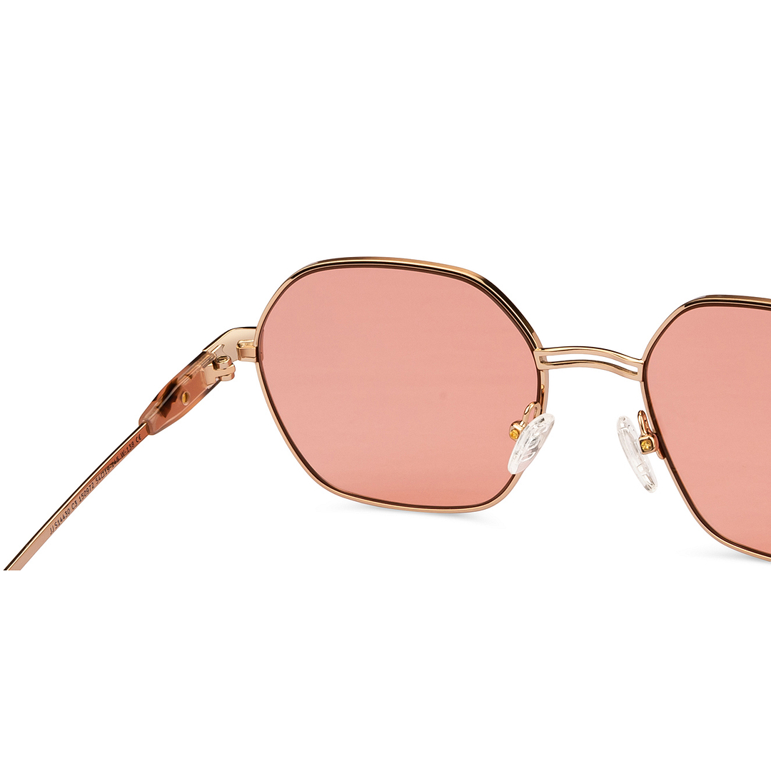 John Jacobs Online Dark Brown Full Rim Geometric right side