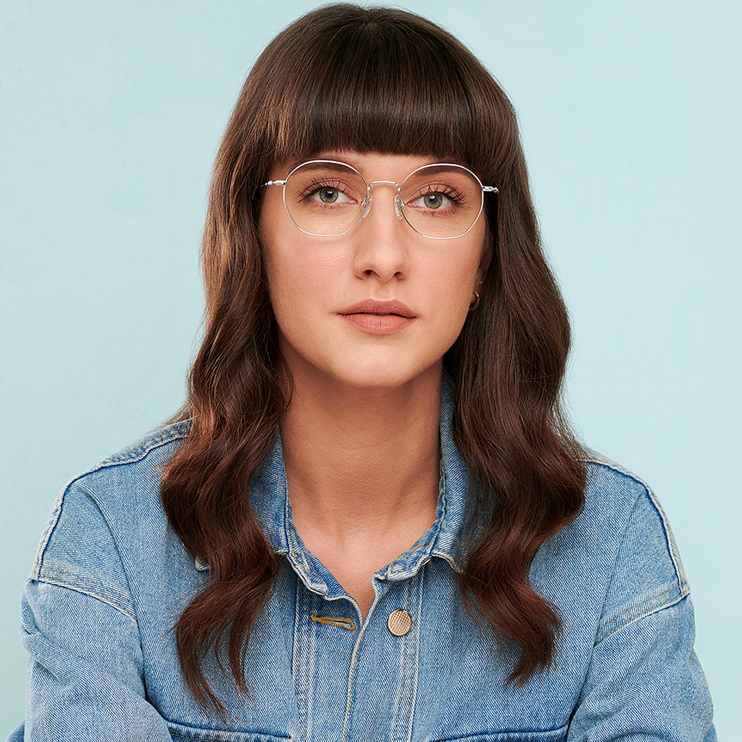 John Jacobs Online Silver Full Rim Round right side