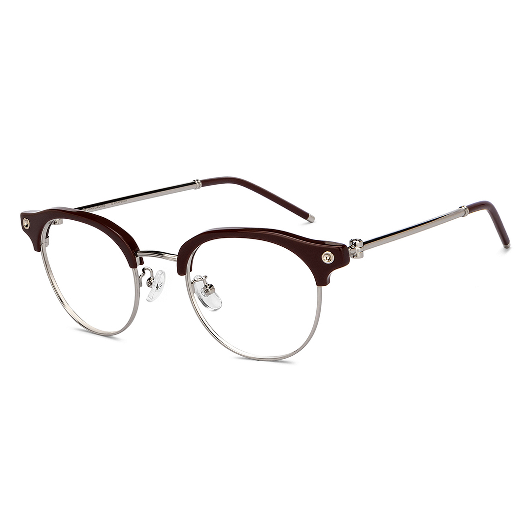 John Jacobs Online Silver Full Rim Round left side