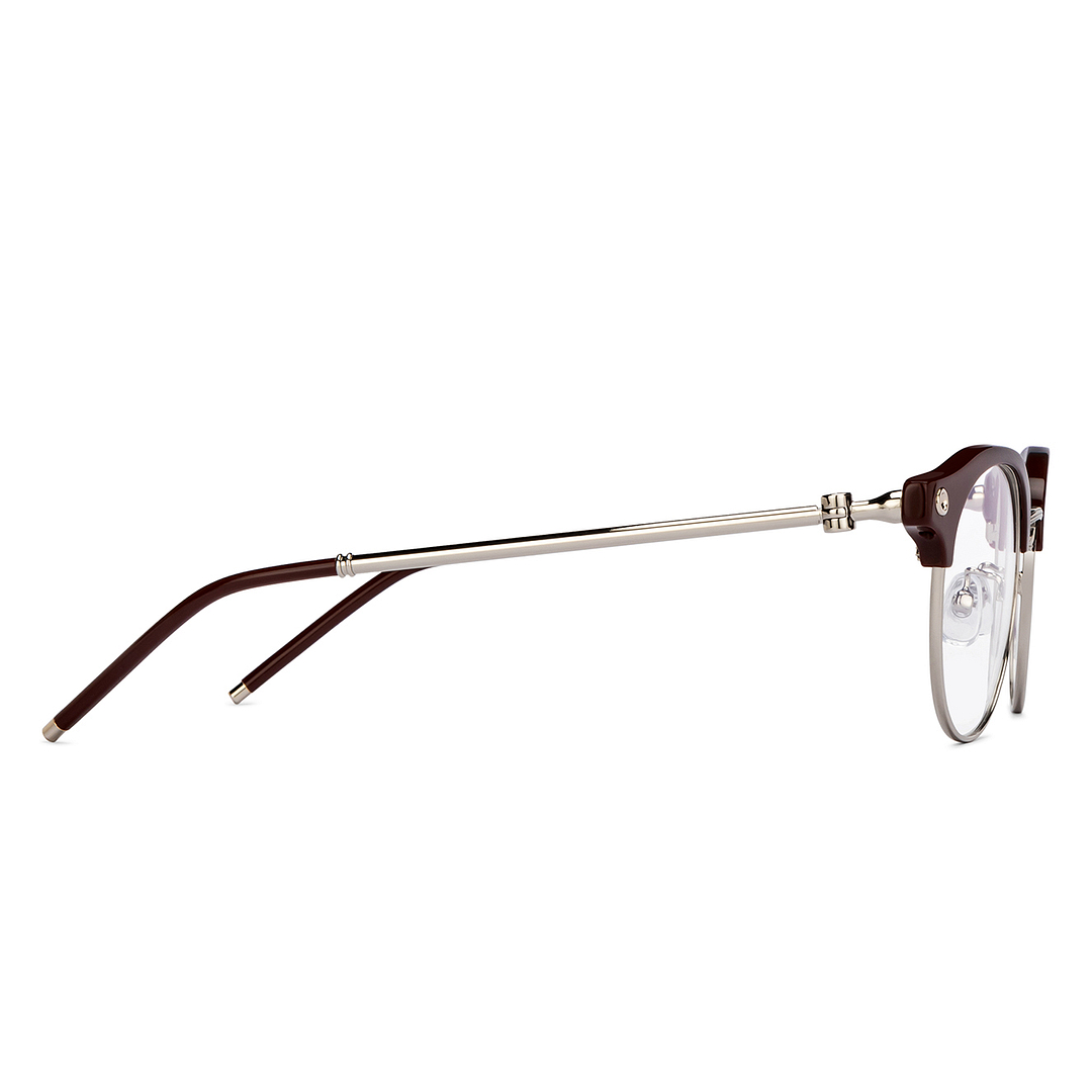 John Jacobs Online Silver Full Rim Round left side