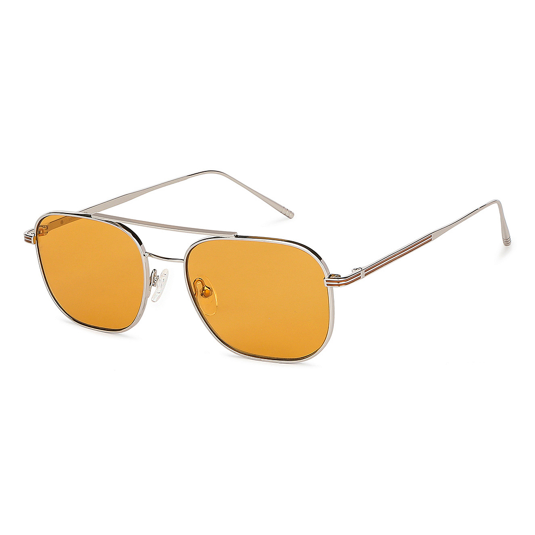 John Jacobs Silver Full Rim Aviator right side