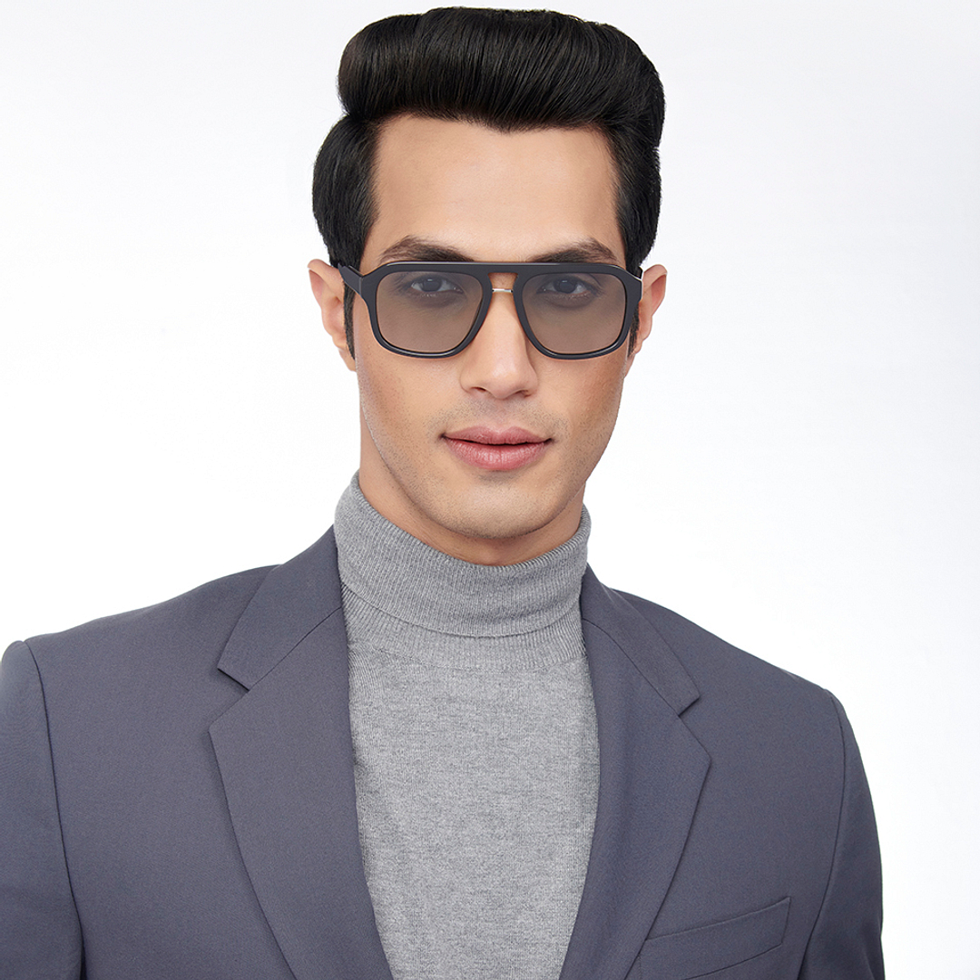 John Jacobs Online Black Full Rim Square right side