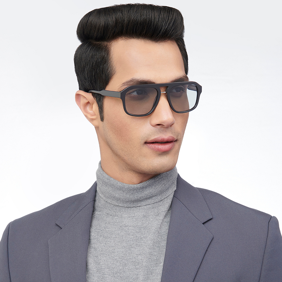 John Jacobs Online Black Full Rim Square left side