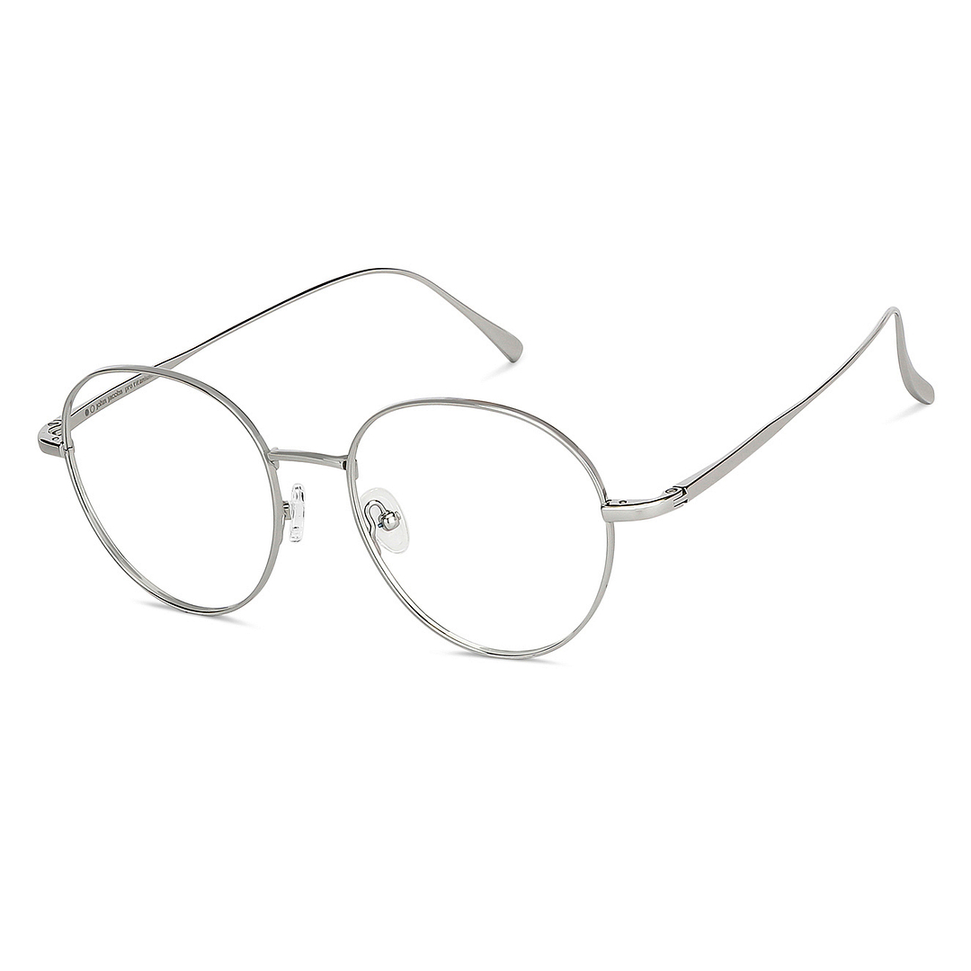 John Jacobs Silver Full Rim Round left side