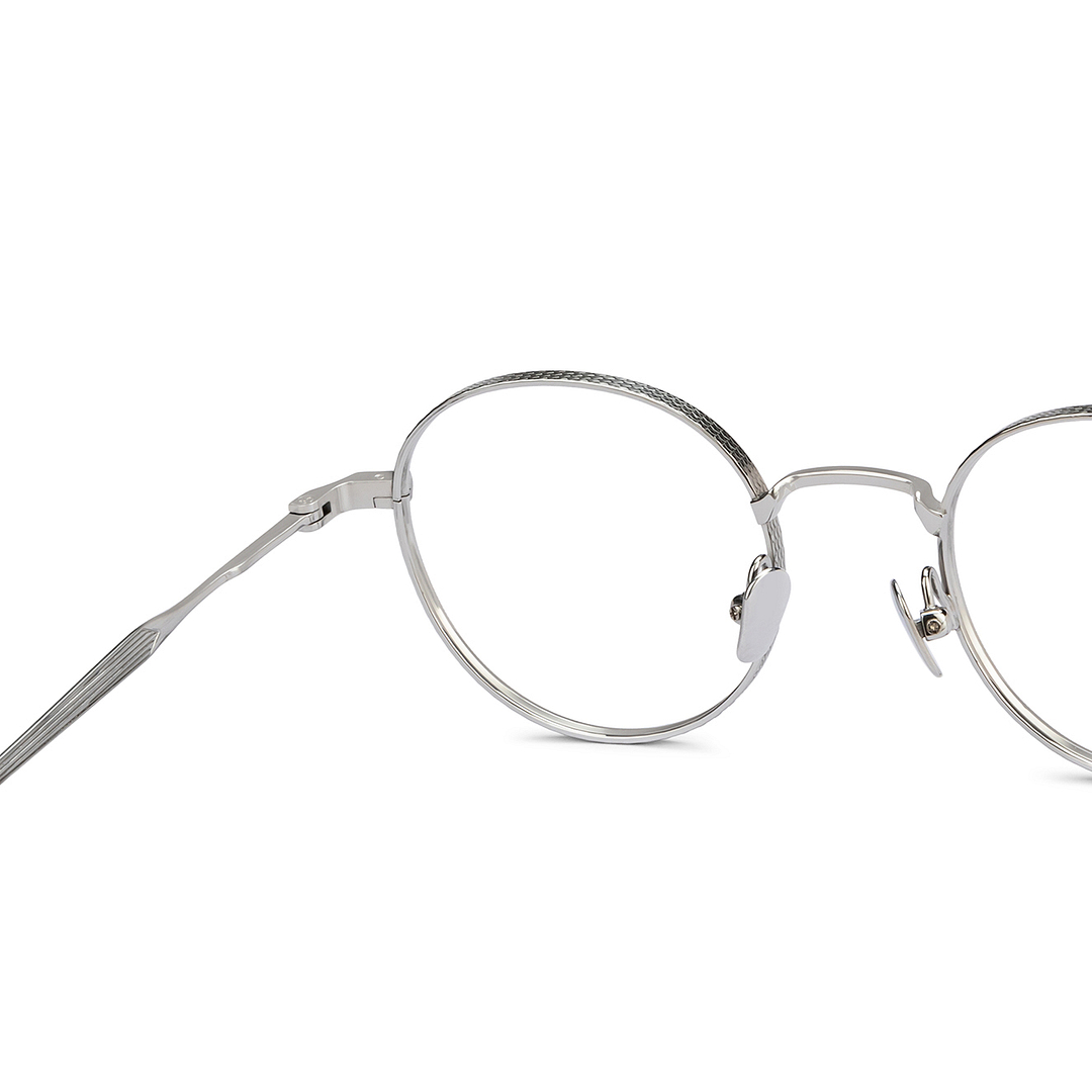 John Jacobs Silver Full Rim Round right side