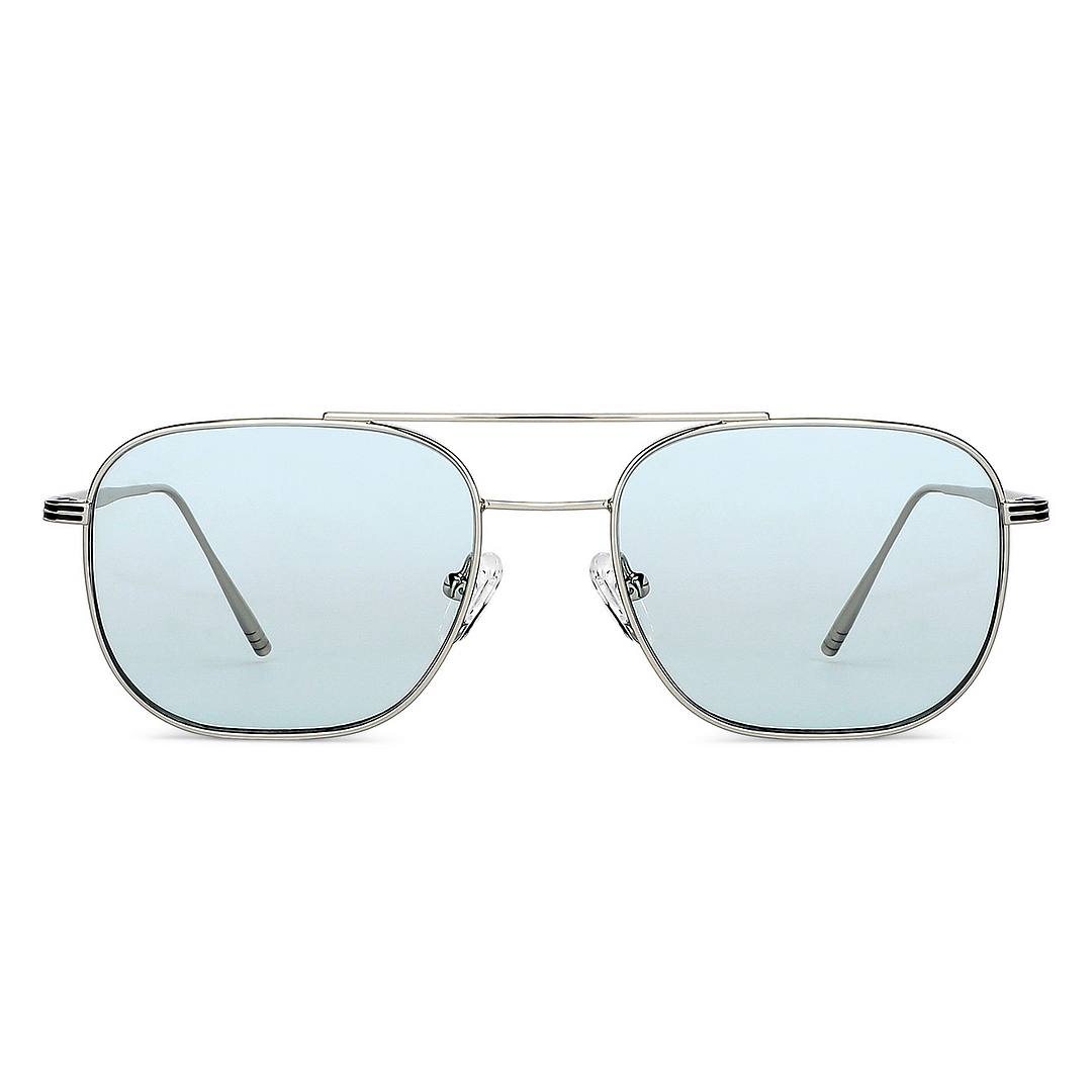 John Jacobs Silver Full Rim Aviator right side