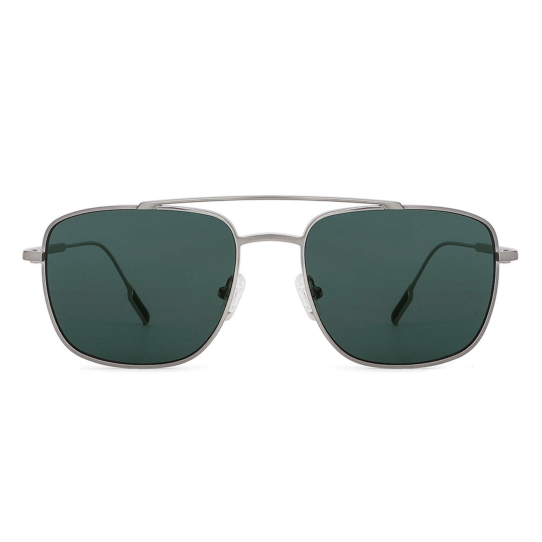 John Jacobs Silver Full Rim Square right side