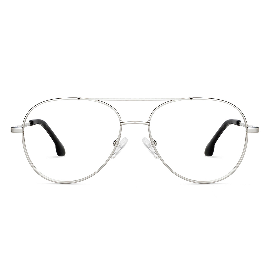 John Jacobs Online Silver Full Rim Aviator right side