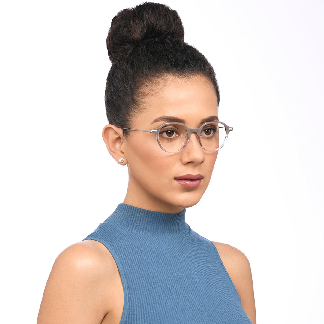 John Jacobs Silver Full Rim Round right side