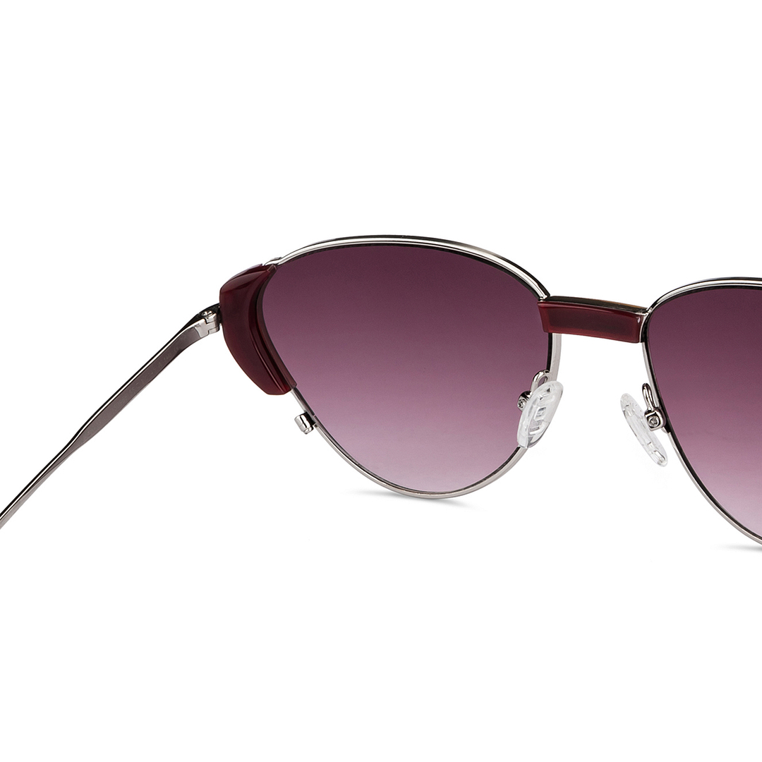 John Jacobs Online Silver Full Rim Cat Eye right side