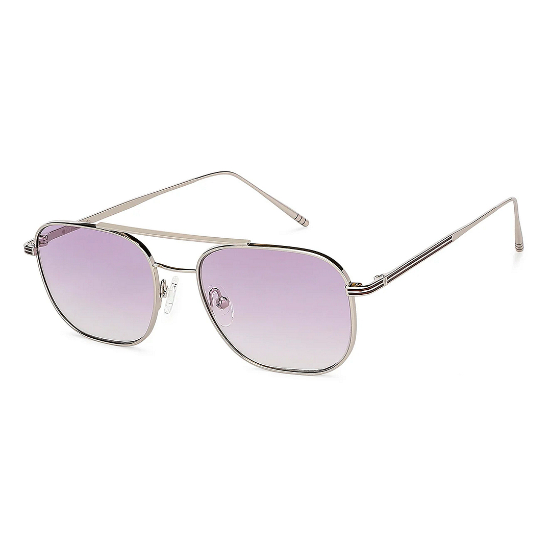 John Jacobs Online Silver Full Rim Aviator left side