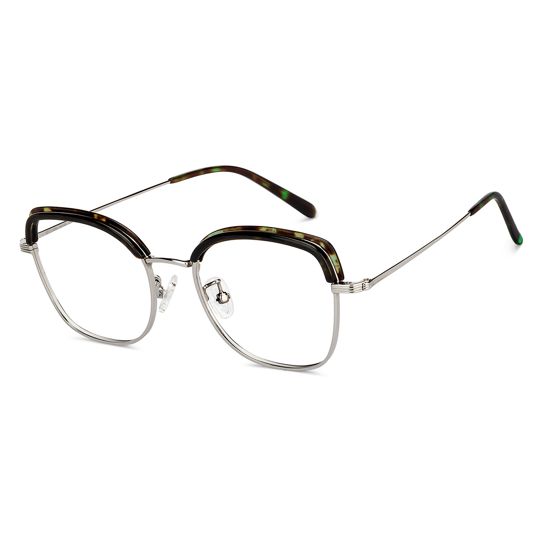John Jacobs Online Silver Full Rim Cat Eye left side