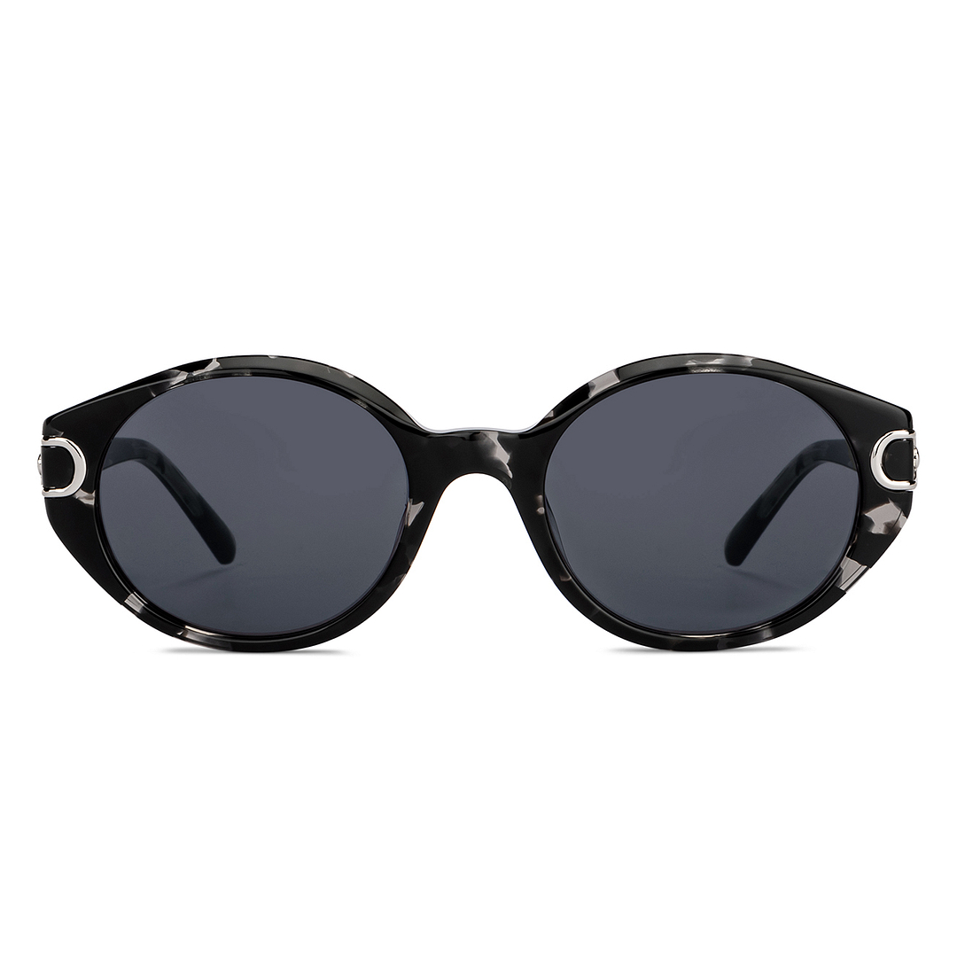 John Jacobs Online Black Full Rim Round left side