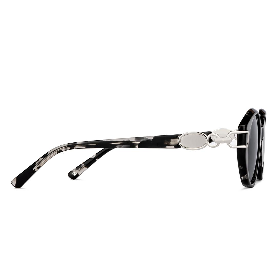 John Jacobs Online Black Full Rim Round left side