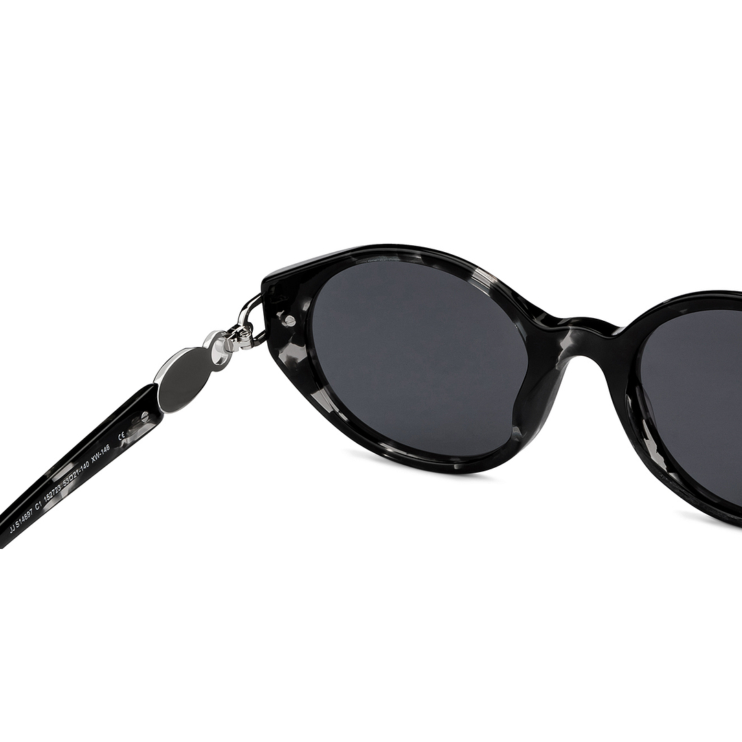 John Jacobs Online Black Full Rim Round right side