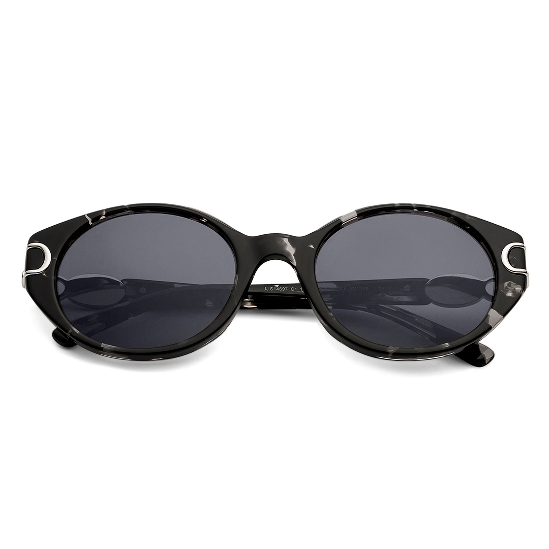 John Jacobs Online Black Full Rim Round left side