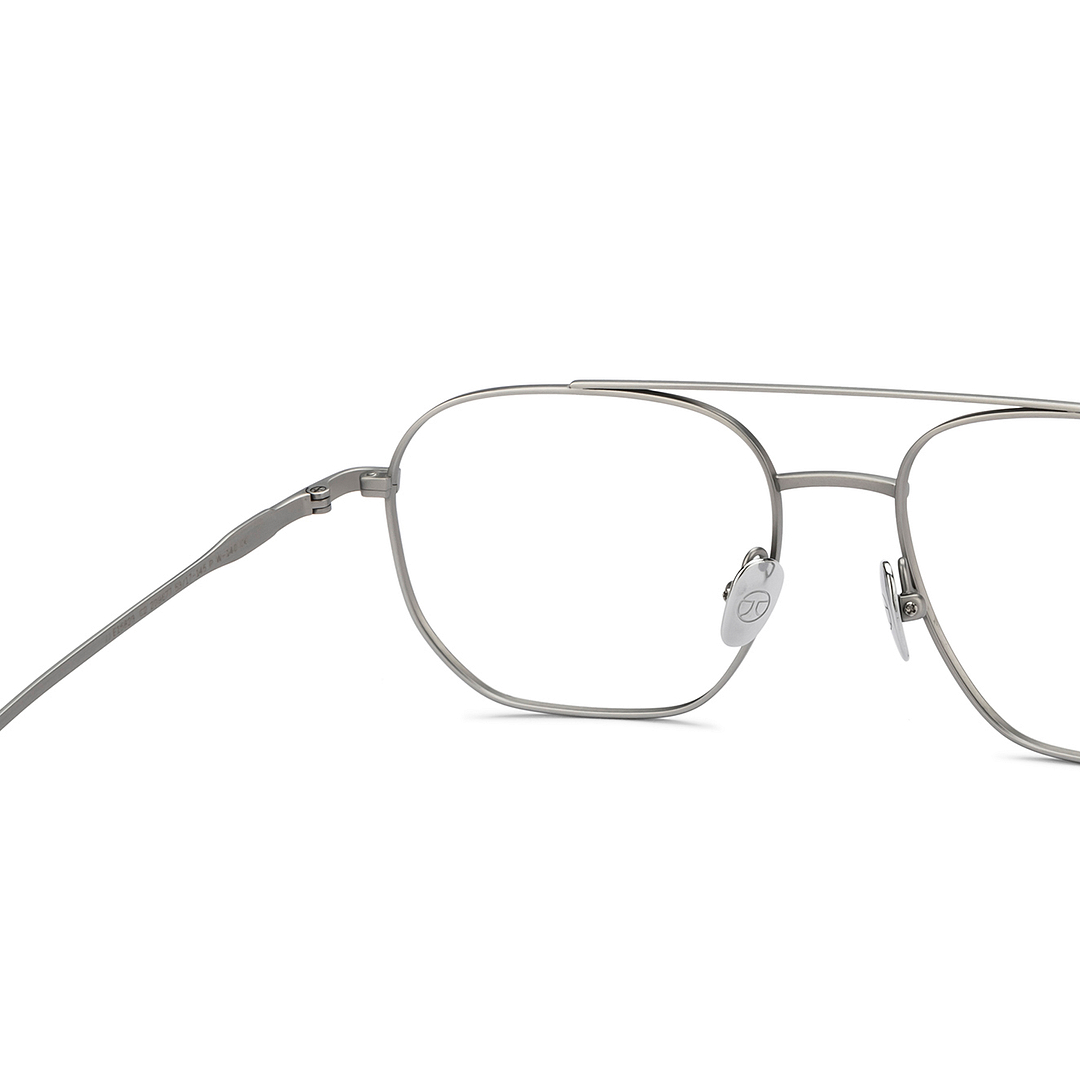 John Jacobs Online Silver Full Rim Aviator right side