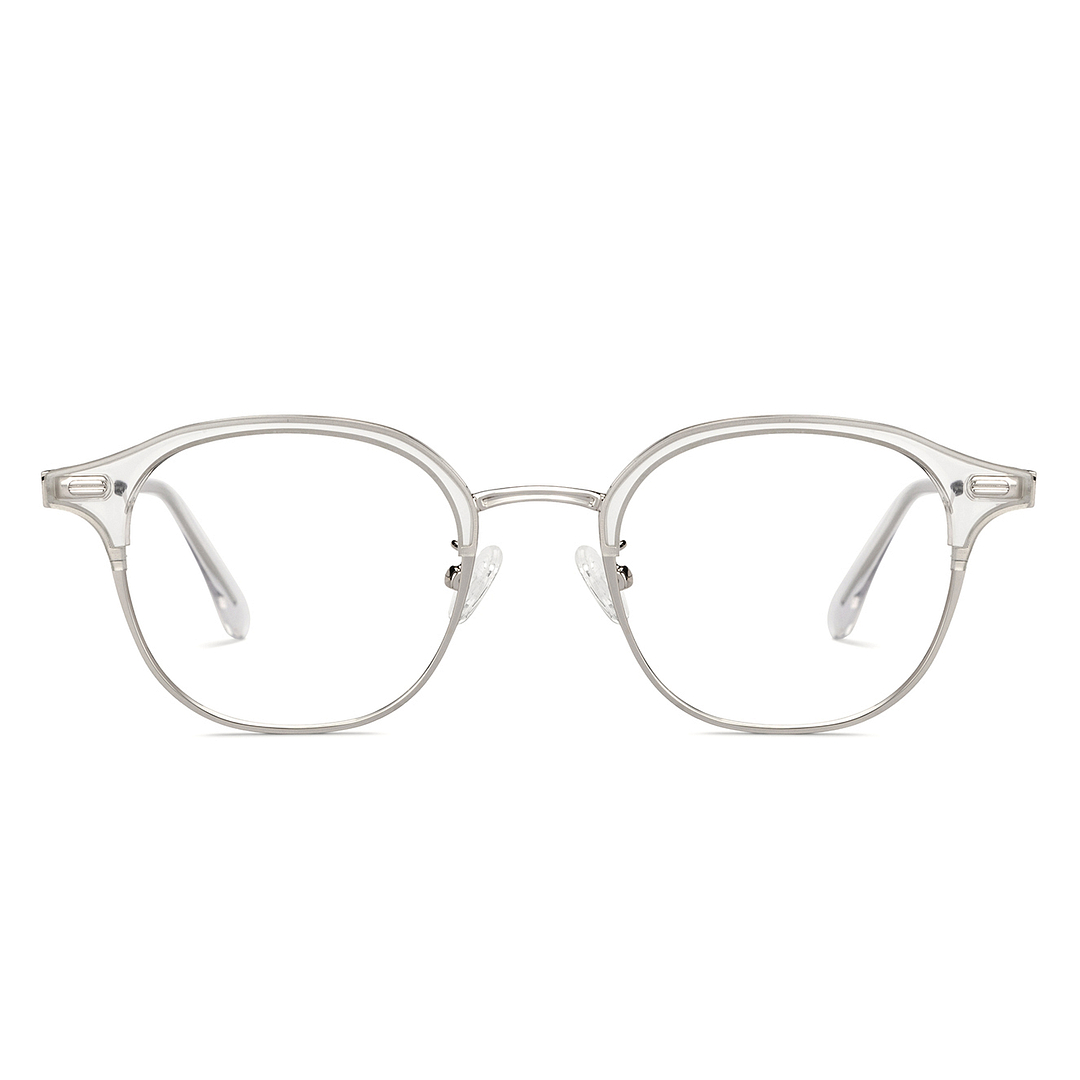 John Jacobs Online Silver Full Rim Round left side