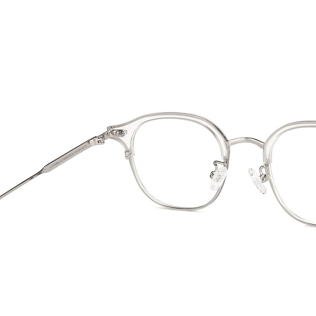 John Jacobs Online Silver Full Rim Round right side