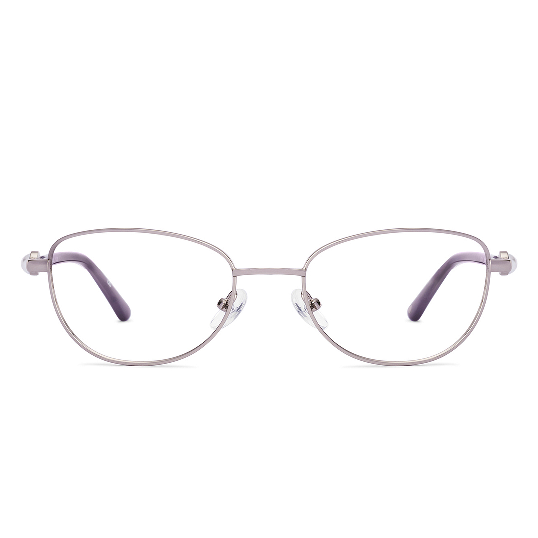 John Jacobs Silver Full Rim Cat Eye right side