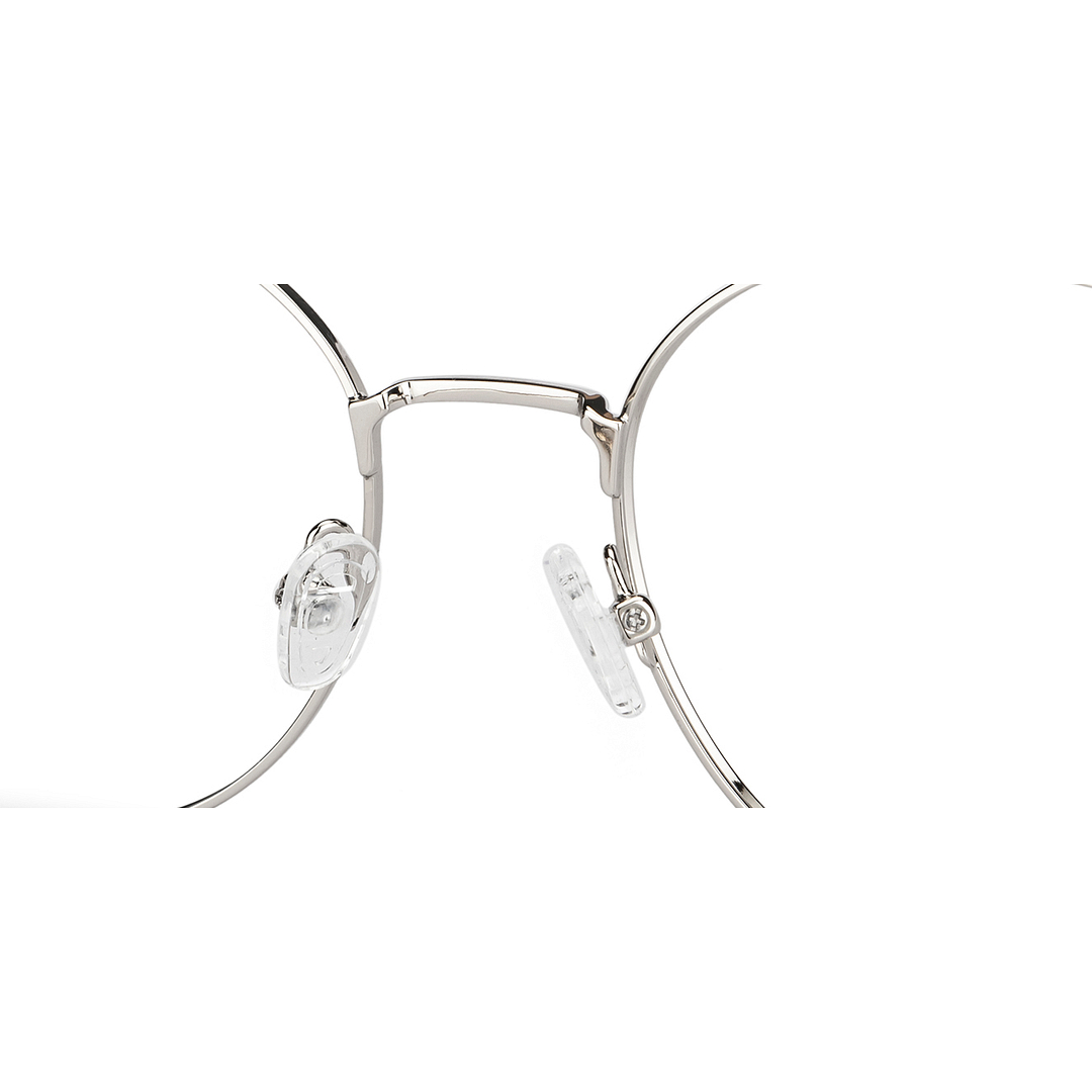 John Jacobs Online Silver Full Rim Geometric left side